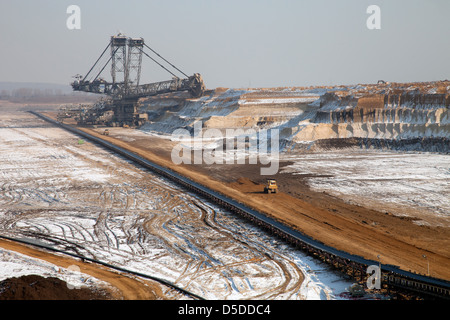 Dueren, Germania, RWE miniera di lignite Inden Foto Stock