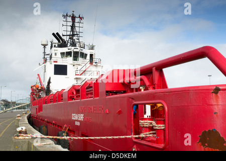 Alimentazione olio nave Ocean Surf in Great Yarmouth Harbour Foto Stock