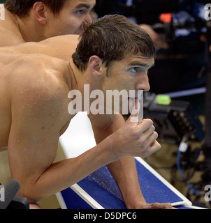 Michael Phelps (USA) nuoto finali Foto Stock