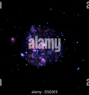 Una girandola in raggi X (una grande galassia a spirale circa 25 milioni di anni luce di distanza nella costellazione dell'Orsa Maggiore.) Foto Stock