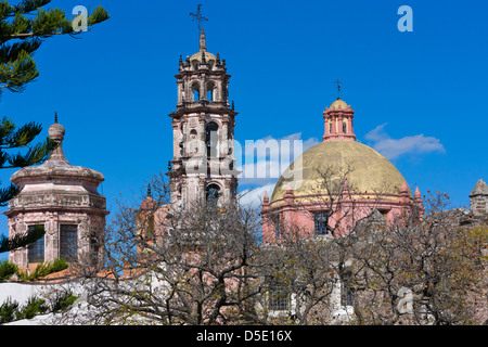 Templo de San Francisco, San Miguel de Allende, Mexico Foto Stock