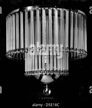 Lampade da soffitto, Rockefeller Center di New York City Foto Stock