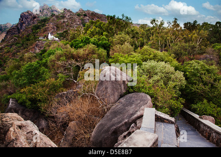 Luna di miele al Punto di Mount Abu, Sirohi distretto, Rajasthan, India Foto Stock