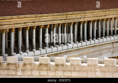 Basilica nel Secondo Tempio. Antica Gerusalemme. Foto Stock