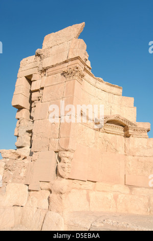 Le rovine della città antica di Palmyra, Siria Foto Stock