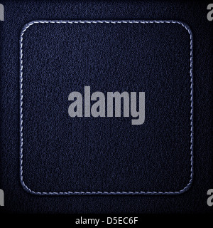 Pelle blu di sfondo o sgranate texture grigio Foto Stock