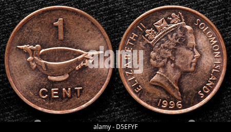 1 cent, Isole Salomone, 1996 Foto Stock