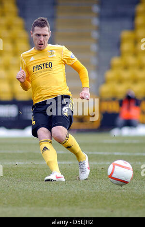 Livingston, Scotland, Regno Unito. Sabato 30 marzo 2013. Burton O'Brien durante il Livingston v Dunfermline, SFL Div 1 Gioco, Braidwood Motor Company Stadium. Credito: Colin Lunn / Alamy Live News Foto Stock