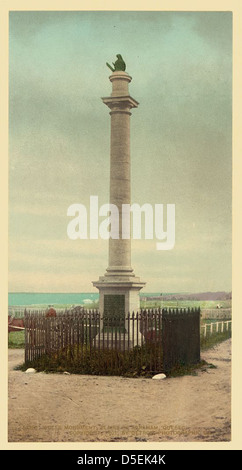 Wolfe Un monumento, Pianure di Abramo, Quebec (LOC) Foto Stock