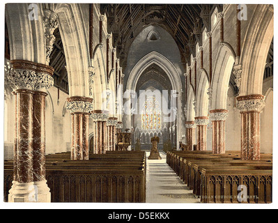 [Boddelwyddan chiesa (interno), Rhyl, Galles] (LOC) Foto Stock