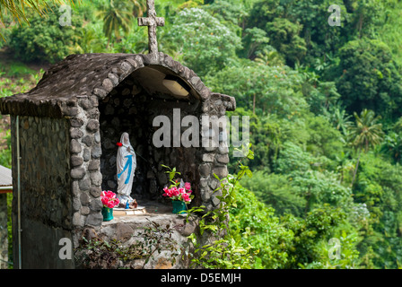 La grotta della beata vergine Maria Foto Stock