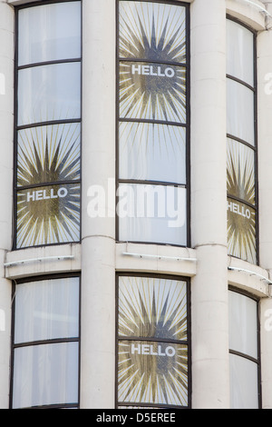 Pubblicità per il libro di Morman hit musical del west end Foto Stock