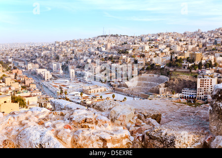 Teatro romano di Amman, Giordania Foto Stock