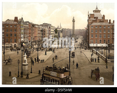 [Sackville Street e O'Connell Bridge, Dublino. County Dublin, Irlanda] (LOC) Foto Stock