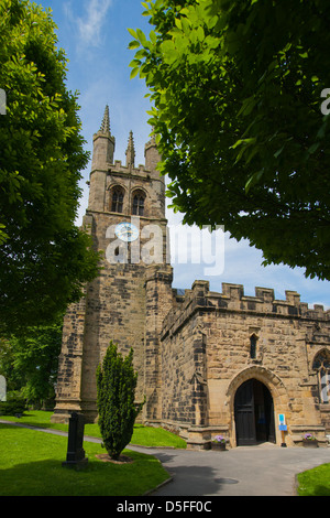 Tideswell, chiesa, Derbyshire, Peak District, England, Regno Unito Foto Stock