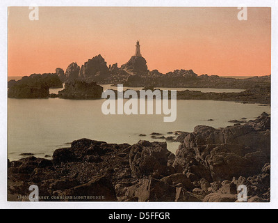 [Jersey, Corbiere Lighthouse, II, Channel Island] (LOC) Foto Stock