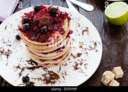 Cibo cotto sandwich dessert Foto Stock