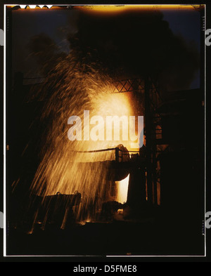 Convertitore Bessemer (ferro in acciaio), Allegheny Ludlum Steel[e] Corp., Brackenridge, Pa. (LOC) Foto Stock