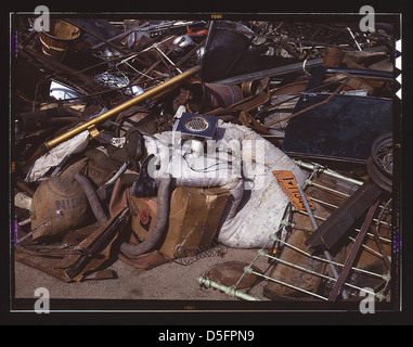 I rottami di ferro e salvage depot, Butte, Mont. (LOC) Foto Stock