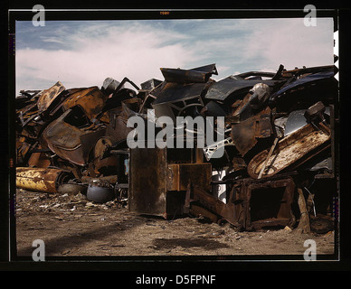 I rottami di ferro e salvage depot, Butte, Mont. (LOC) Foto Stock