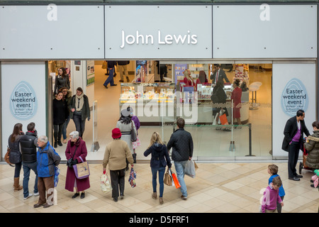 John Lewis Grand Arcade Shopping Center Mall Cambridge Inghilterra REGNO UNITO Foto Stock