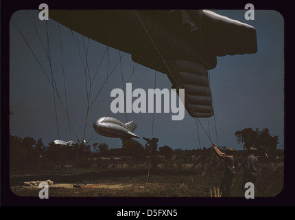 Marine Corps barrage palloncini, Parris Island, S.C. (LOC) Foto Stock