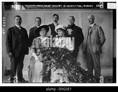 La sig.ra Macy, Helen Keller & Comitato, Flower Show (LOC) Foto Stock