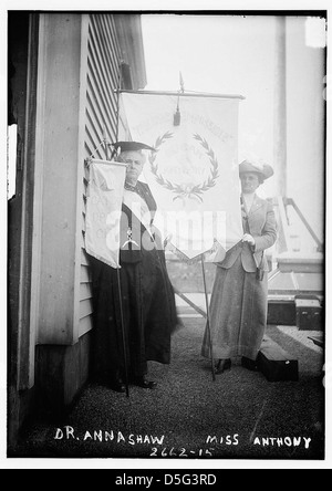 Dott.ssa Anna Shaw [e] Miss Anthony [ossia Daisy Harriman] (LOC) Foto Stock