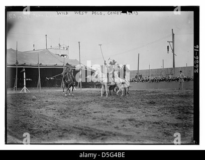 Wild West Polo, Coney Isl. (LOC) Foto Stock