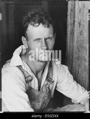 Floyd Burroughs, cotone mezzadri. Hale County, Alabama (LOC) Foto Stock