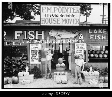 Cavalletto sul ciglio della strada vicino a Birmingham, Alabama (LOC) Foto Stock