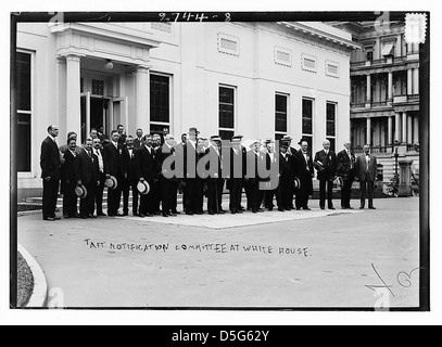 Taft e notifica Comm. a Wh. Casa (LOC) Foto Stock