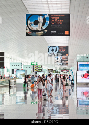 Aeroporto el Prat,Barcellona,Spagna Foto Stock