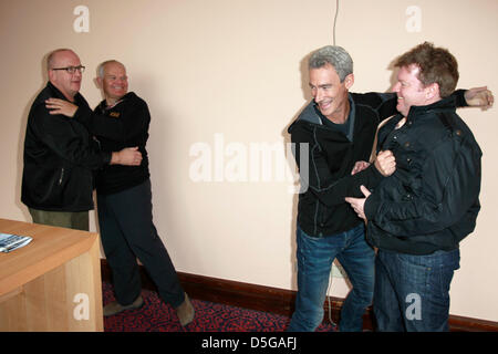 'The Hobbit' gli attori Peter Hambleton, Mark Hadlow, Jed Brophy e Stephen Hunter frequentando il "C'e di nuovo indietro - The Hobbit Convenzione" tenuto da Mach 30 - Aprile 1, 2013 al Maritim Hotel Bonn, Germania. Marzo 30, 2013 Foto Stock