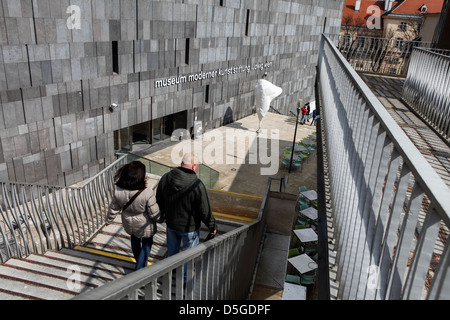 Museo Mumok in Museums Quartier in Viena, Austria Foto Stock