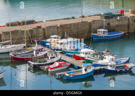 Portnockie Harbour, Buchan Foto Stock