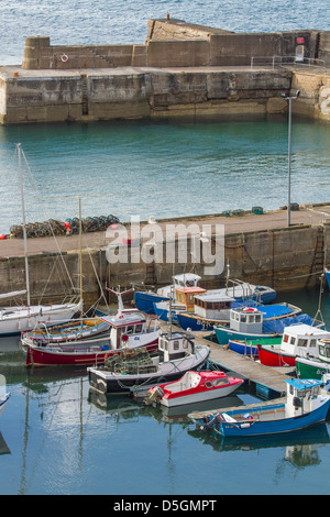 Portnockie Harbour, Buchan Foto Stock