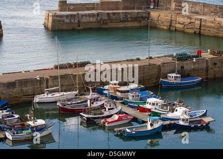 Portnockie Harbour, Buchan Foto Stock