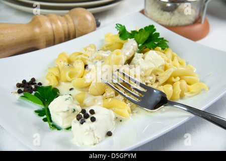 "Ricci" con gorgonzola e mascarpone Foto Stock