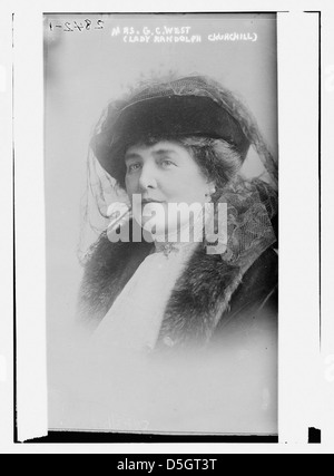 La sig.ra G.C. West (Lady Randolph Churchill) (LOC) Foto Stock