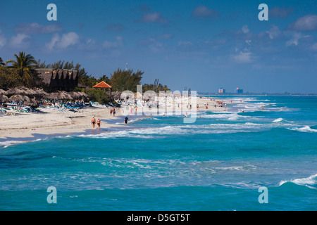 Cuba, provincia di Matanzas, Varadero, spiaggia di Varadero Foto Stock