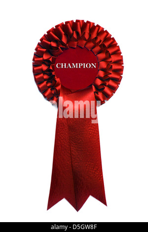 Rosette vincitori e perdenti Foto Stock