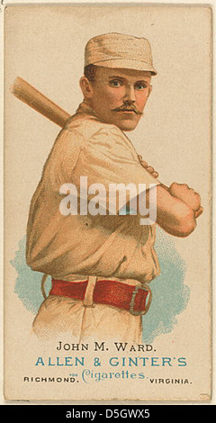 [John M. Ward, New York Giants, baseball card ritratto] (LOC) Foto Stock