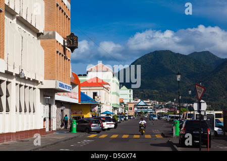 Dominica, Roseau, Bay front shop Foto Stock