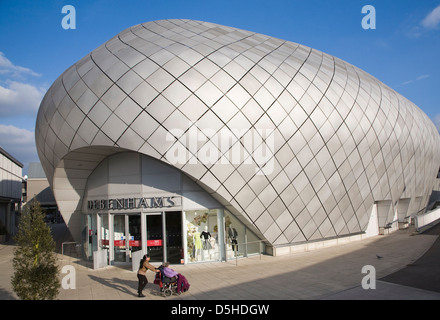 Negozio Debenhams nell'arco centro shopping, Bury St Edmunds Suffolk, Foto Stock