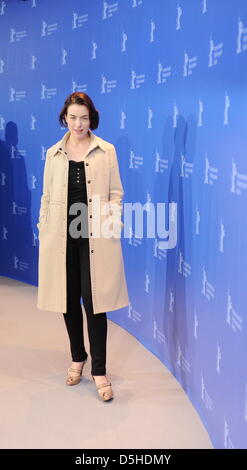 Attrice britannica Olivia Williams assiste il photocall per il film "Il ghost writer' in esecuzione in competizione durante la sessantesima Berlinale festival internazionale del film Venerdì, 12 febbraio 2010 a Berlino. Foto: Marcus Brandt dpa/lbn Foto Stock