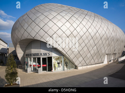 Negozio Debenhams nell'arco centro shopping, Bury St Edmunds Suffolk, Foto Stock