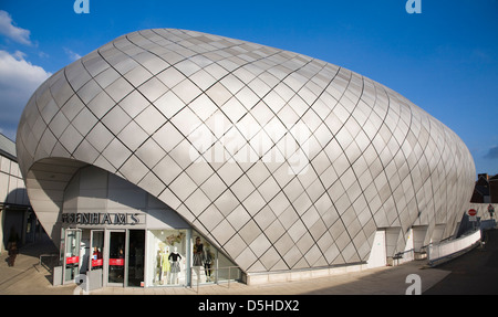 Negozio Debenhams nell'arco centro shopping, Bury St Edmunds Suffolk, Foto Stock