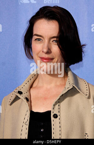 Attrice britannica Olivia Williams assiste la conferenza stampa del film "Il ghost writer' durante la sessantesima Berlinale Festival Internazionale del Cinema di Berlino, Germania, venerdì 12 febbraio 2010. Il festival si svolge fino al 21 febbraio 2010. Foto: Hubert Boesl Foto Stock