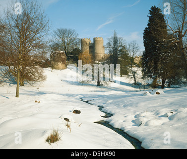 Saltwood Castle, vicino a Hythe, Kent, Inghilterra, GB Foto Stock